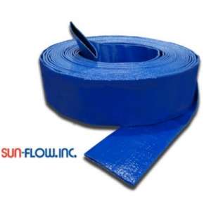 Гнучкий шланг Layflat Sun Flow (Лейфлет Сан Флоу) SF-10 BLUE 4 дюйма, 100 м бухта, США фото, цiна